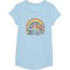 Transformers Pride Rainbow Heroes Unite T-Shirt(Baby Blue)