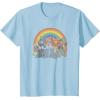 Transformers Pride Rainbow Heroes Unite T-Shirt(Baby Blue)