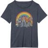 Transformers Pride Rainbow Heroes Unite T-Shirt(Heather Blue)
