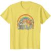 Transformers Pride Rainbow Heroes Unite T-Shirt(Lemon Yellow)