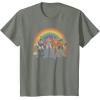 Transformers Pride Rainbow Heroes Unite T-Shirt(Olive Heather)