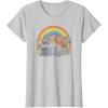 Transformers Pride Rainbow Heroes Unite T-Shirt(Silver Grey)