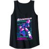 Transformers Soundwave 1984 Retro Grid Logo Tank Top(Black)