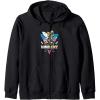 Transformers Bumblebee Chill Vibes Portrait Zip Hoodie(Black)