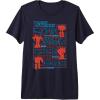 Transformers How to Transform Schematic Premium Tri-Blend T-Shirt(Navy Blue)