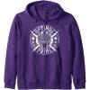 Transformers Optimus Prime Vintage Rock Lightning Logo Zip Hoodie(Purple)