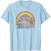 Transformers Pride Rainbow Heroes Unite T-Shirt(Baby Blue)