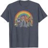 Transformers Pride Rainbow Heroes Unite T-Shirt(Heather Blue)