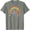 Transformers Pride Rainbow Heroes Unite T-Shirt(Olive Heather)