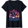 Womens Transformers: War for Cybertron Optimus Prime Leader V-Neck T-Shirt(Black)