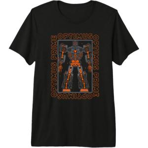 Transformers Halloween Optimus Prime Skeleton Box Premium T-Shirt(Black)