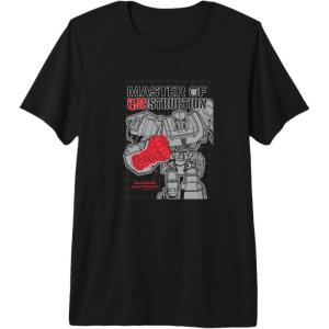 Transformers Megatron Master Of Destruction Color Pop Premium T-Shirt(Black)