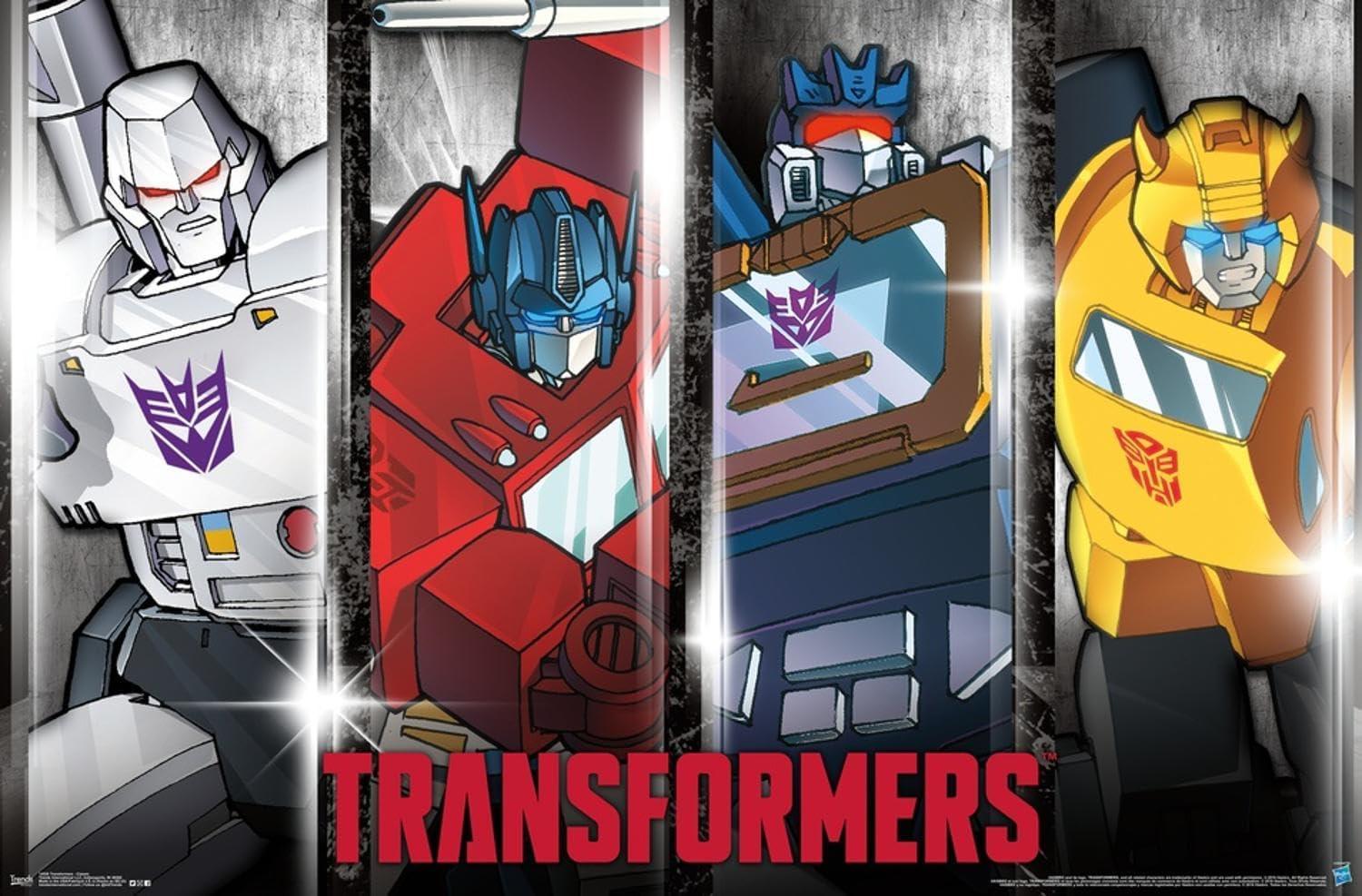 imageTrends International Hasbro Transformers Classic Wall Poster 22375quot x 34quot Premium Unframed VersionPremium Unframed Version