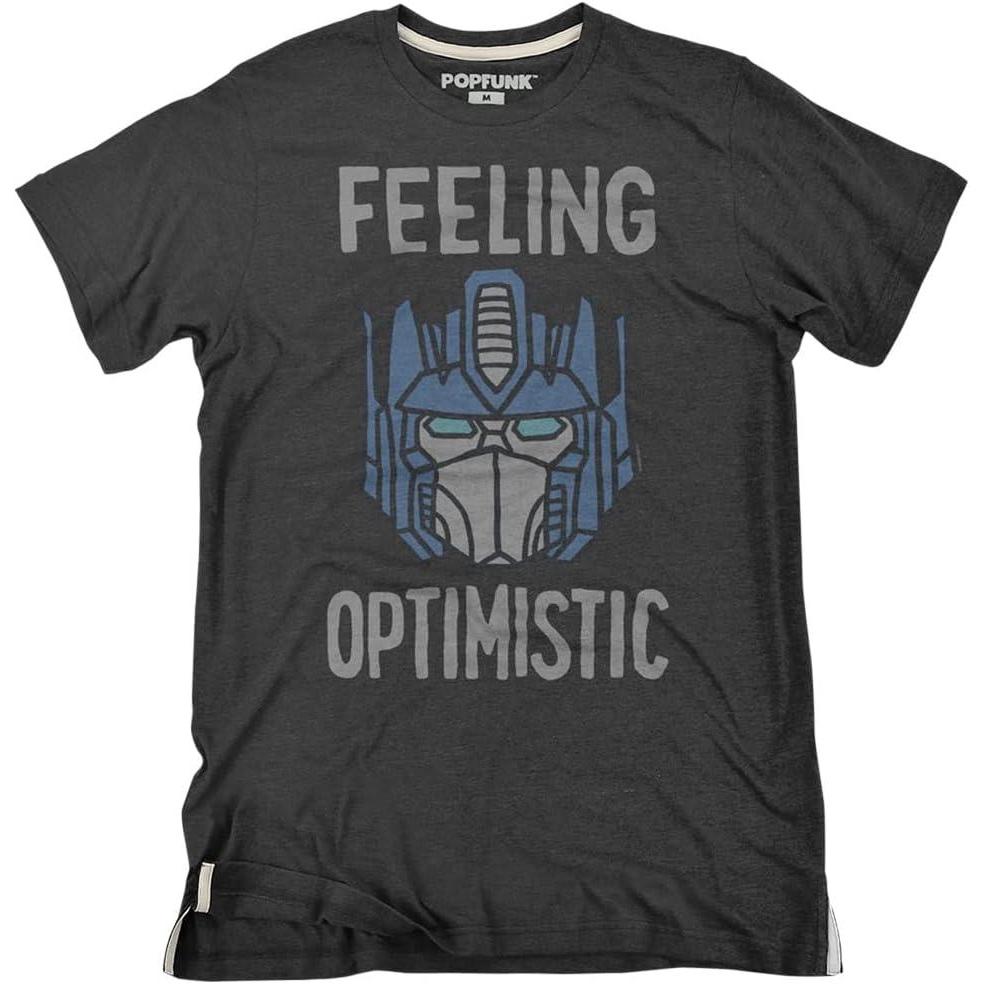 imagePopfunk Official Game Night Adult Unisex Classic RingSpun TShirt CollectionThe Optomistic Prime Dark Ash