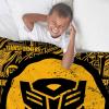 CafePress Transformers Sound of The 80S Throw Blanket Super Soft Fleece Plush Throw Blanket, 60″x50″(Transformers Autobot Throw Blanket)