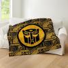 CafePress Transformers Sound of The 80S Throw Blanket Super Soft Fleece Plush Throw Blanket, 60″x50″(Transformers Autobot Throw Blanket)
