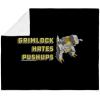 CafePress Transformers Sound of The 80S Throw Blanket Super Soft Fleece Plush Throw Blanket, 60″x50″(Transformers Grimlock Hates Pushups Throw Blanket)