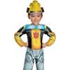 Disguise Costumes Bumblebee Rescue Bot Toddler Muscle Costume, Yellow/Silver/Blue, Large(Large (4-6))