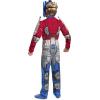Disguise boys Kid’s Transformers Muscle Costume – Child Muscle Padded Cosplay Outfit – Boys & Girls Costumes(Optimus Prime)