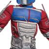Disguise boys Kid’s Transformers Muscle Costume – Child Muscle Padded Cosplay Outfit – Boys & Girls Costumes(Optimus Prime)
