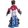 Optimus Prime Costume, Official Converting Transformer Costumes for Boys, Convertible Character Suit