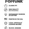 Popfunk Official Game Night Adult Unisex Classic Ring-Spun T-Shirt Collection(The Og Action Figure – Grey Heather)