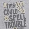 Popfunk Official Game Night Adult Unisex Classic Ring-Spun T-Shirt Collection(The Spelling Bee – Grey Heather)