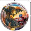 Round Dessert Paper Plates – 7″, Transformers, 8 Pcs