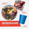 Transformers Birthday Party Supplies – Serves 16 | Transformer Tablecover, Plates, Napkins, Cups, Tattoo Party Favors, Buttons