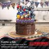 Treasures Gifted Officially Licensed Transformers Cake Topper – Transformers Cake Decorations – Transformers Party Supplies – Transformers Birthday Party Supplies – Transformers Birthday Decorations