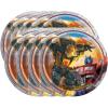 Unique Transformers Party Bundle 8 Dinner & Dessert Plates, Luncheon Napkins, Table Cover Ideal for Themed Events