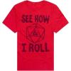Popfunk Official Game Night Adult Unisex Classic Ring-Spun T-Shirt Collection(The D&d – Red)