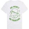 Popfunk Official Game Night Adult Unisex Classic Ring-Spun T-Shirt Collection(The Don’t Pass Go – White)