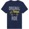 Popfunk Official Game Night Adult Unisex Classic Ring-Spun T-Shirt Collection(The Dump Truck – Navy Blue)
