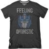 Popfunk Official Game Night Adult Unisex Classic Ring-Spun T-Shirt Collection(The Optomistic Prime – Dark Ash)
