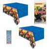 Transformers Birthday Party Supplies Decoration Bundle Pack Includes 2 Rectangular Plastic Table Covers 54″ x 84″ and 1 Dinosaur Sticker Sheet(54 inches x 84 inches)