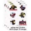 Unique Transformers Birthday Party Supplies Favor Bundle Pack includes 24Pencils, 24Tattoos, 1 Dinosaur Sticker Sheet
