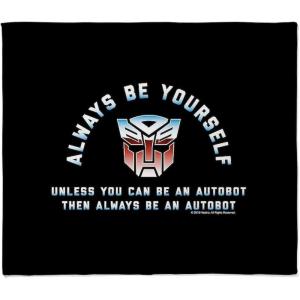 CafePress Transformers Sound of The 80S Throw Blanket Super Soft Fleece Plush Throw Blanket, 60″x50″(Transformers Always Be A Autobot Throw Blanket)