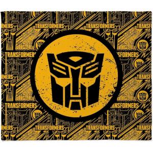CafePress Transformers Sound of The 80S Throw Blanket Super Soft Fleece Plush Throw Blanket, 60″x50″(Transformers Autobot Throw Blanket)
