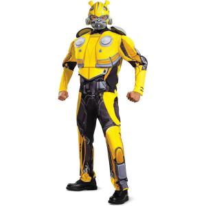 Disguise Men’s Bumblebee Movie Classic Muscle Adult Costume(Yellow)