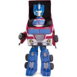Optimus Prime Costume, Official Converting Transformer Costumes for Boys, Convertible Character Suit