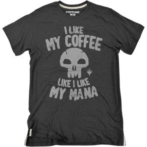 Popfunk Official Game Night Adult Unisex Classic Ring-Spun T-Shirt Collection(The Black Mana – Dark Ash)