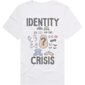Popfunk Official Game Night Adult Unisex Classic Ring-Spun T-Shirt Collection(The Idenity Crisis – White)