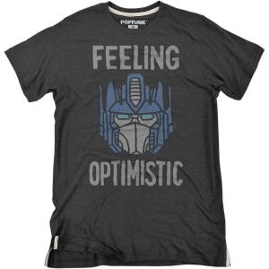 Popfunk Official Game Night Adult Unisex Classic Ring-Spun T-Shirt Collection(The Optomistic Prime – Dark Ash)