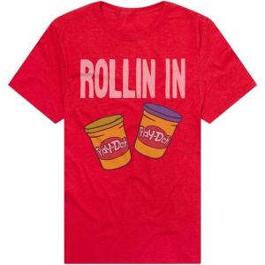Popfunk Official Game Night Adult Unisex Classic Ring-Spun T-Shirt Collection(The Play-doh – Red)