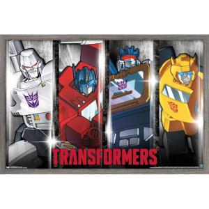 Trends International Hasbro Transformers – Classic Wall Poster, 22.375″ x 34″, Premium Unframed Version(Barnwood Framed Version)