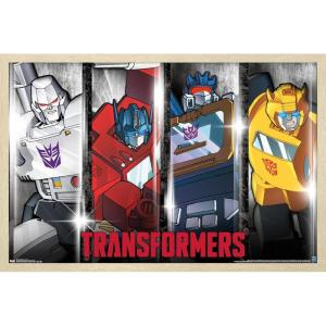 Trends International Hasbro Transformers – Classic Wall Poster, 22.375″ x 34″, Premium Unframed Version(Blonde Framed Version)