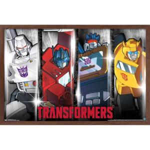 Trends International Hasbro Transformers – Classic Wall Poster, 22.375″ x 34″, Premium Unframed Version(Mahogany Framed Version)