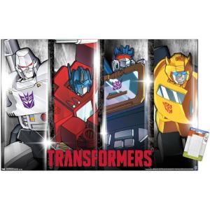 Trends International Hasbro Transformers – Classic Wall Poster, 22.375″ x 34″, Premium Unframed Version(Premium Poster & Mount Bundle)