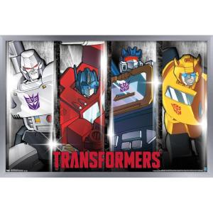 Trends International Hasbro Transformers – Classic Wall Poster, 22.375″ x 34″, Premium Unframed Version(Silver Framed Version)